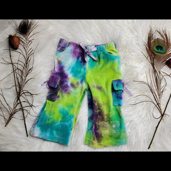 Flapdoodles Tie Dye Pants - Picture 1 of 7